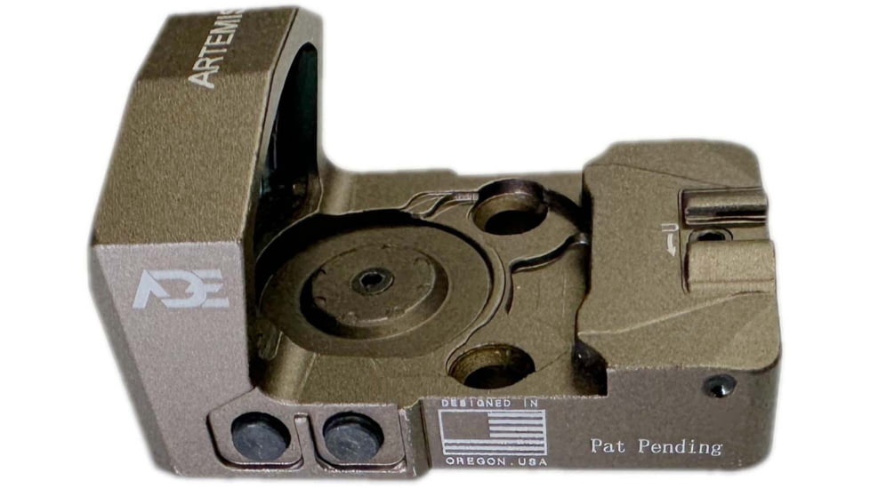 ADE Advanced Optics RD3-022 Pro Artemis Red Dot Sight With Multi-6-Reticle System, FDE, RD3-022 Pro FDE Trumpet Red