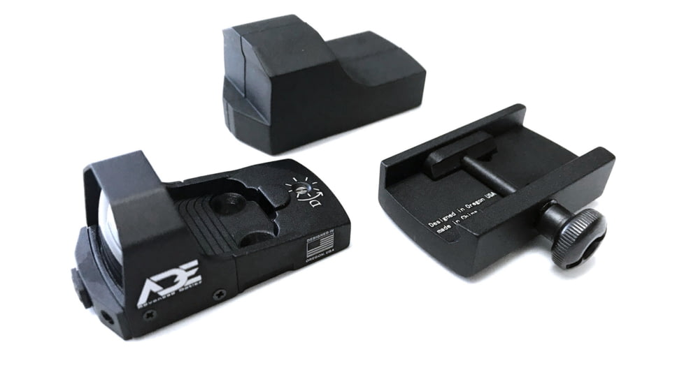 ADE Advanced Optics RD3-006B Mini Reflex Micro Blue Dot Sight, 1x26mm, 3 MOA Reticle, Black, RD3-006B-BLUE