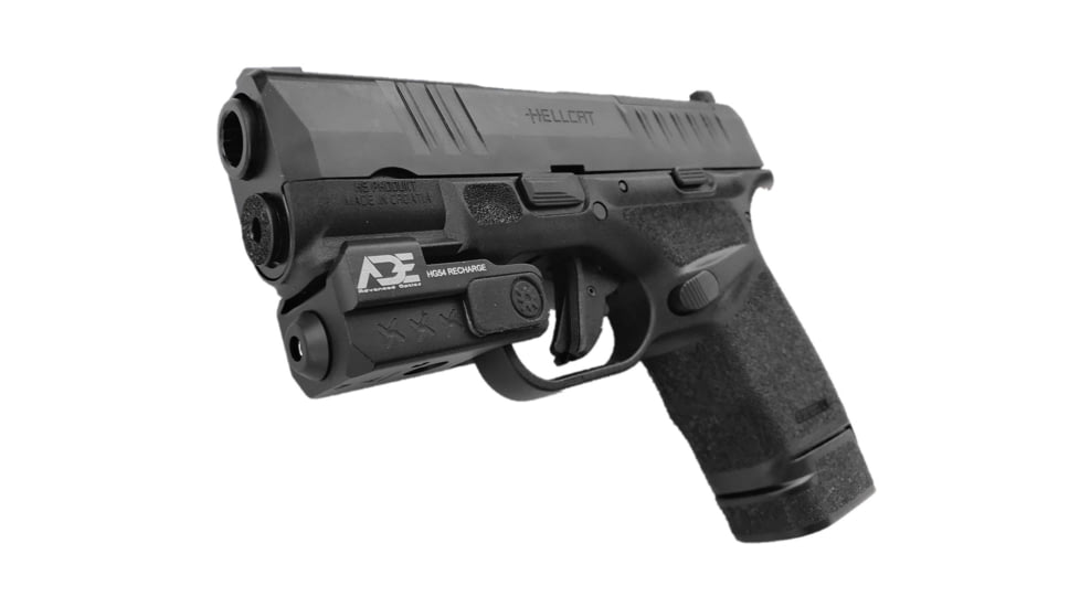 ADE Advanced Optics Rechargeable Super Ultra Compact Laser Sight, RED Laser, Springfield Hellcat OSP/PRO, Black, HR54C Recharge