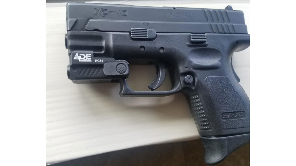 ADE Advanced Optics Rechargeable Super Ultra Compact Laser Sight, RED Laser, Springfield Hellcat OSP/PRO, Black, HR54C Recharge