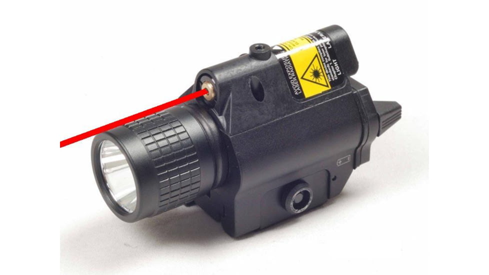 ADE Advanced Optics Tactical Compact Rail Mounted RED Laser Sight, Glock/Smith &amp; Weson and Similar, Black, LS003R