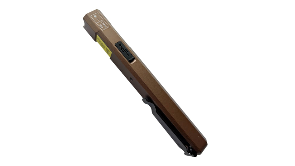 ADE Advanced Optics Tracer Pen USB-C Rechargeable Battery 1000 Lumens LED Slim Pen Flashlight, Coyote Brown, F505 Coyote Brown