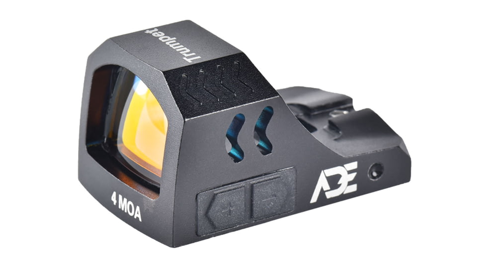 ADE Advanced Optics Trumpet PRO Motion Awake Red Dot Sight, 4 MOA Reticle, Black, RD3-029 Pro