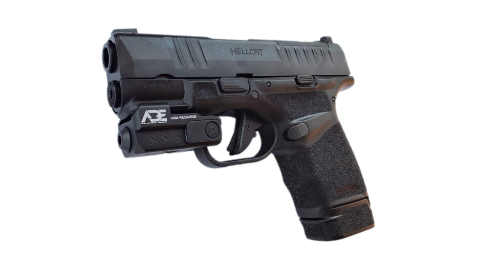 ADE Advanced Optics Universal Laser Sight, Red, All full Size/Sub-Compact Handguns, Black, HR54