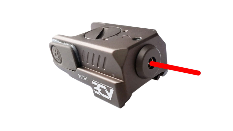ADE Advanced Optics Universal Red Laser Sight, M1913 Picatinny, FDE, HR54 FDE
