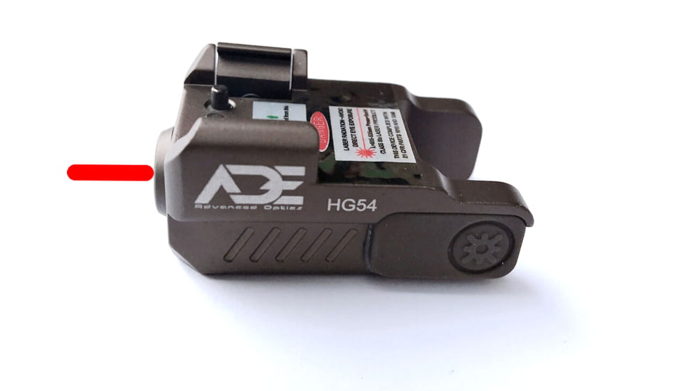 ADE Advanced Optics Universal Red Laser Sight, M1913 Picatinny, FDE, HR54 FDE