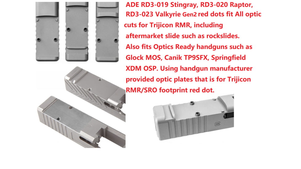 ADE Advanced Optics Valkyrie Gen 2 Green Dot Sight, 4 MOA, FDE, RD3-023S Pro