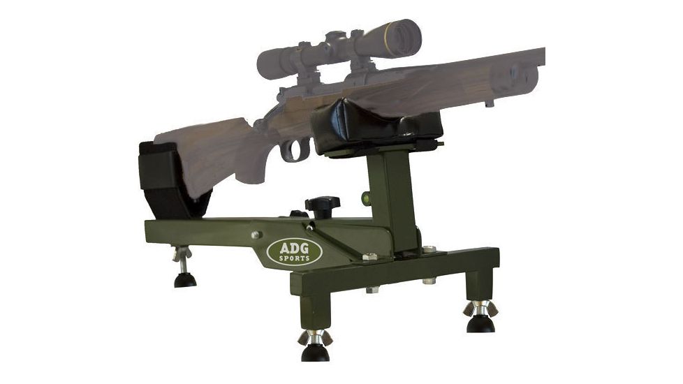 ADG Sports Adjustable Rifle Rest 31123 GREY