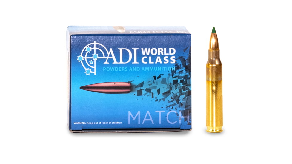 ADI World Class BlitzKing .223 Remington 55 Grain Centerfire Rifle Ammo, 20 Rounds, 9332153003166