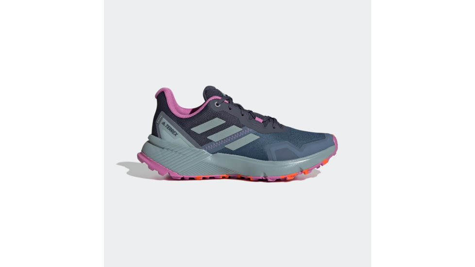 Adidas Terrex Soulstride Trailrunning Shoes - Womens, Wonder Steel/Magic Grey Met/Pulse Lilac, 9, GZ4079-9
