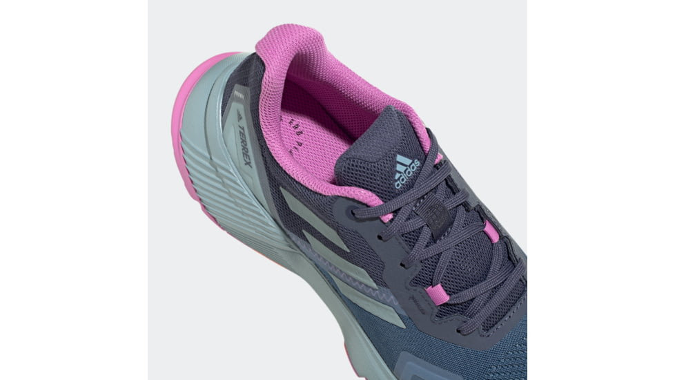 Adidas Terrex Soulstride Trailrunning Shoes - Womens, Wonder Steel/Magic Grey Met/Pulse Lilac, 9, GZ4079-9