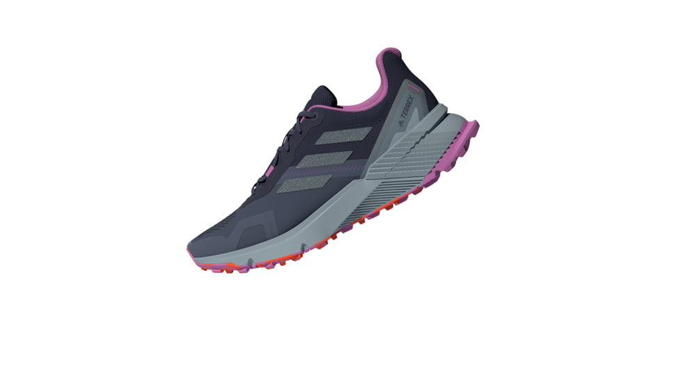 Adidas Terrex Soulstride Trailrunning Shoes - Womens, Wonder Steel/Magic Grey Met/Pulse Lilac, 9, GZ4079-9