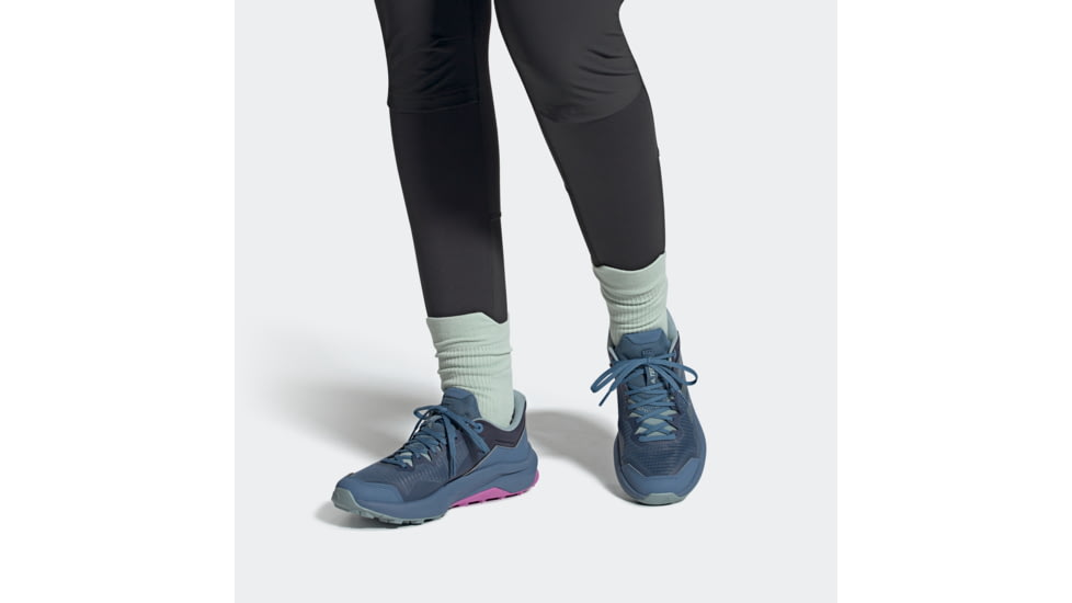 Adidas Terrex Trailrider Shoes - Women's, Wonder Steel/Magic Grey Met/Pulse Lilac, 6, GW5554-6