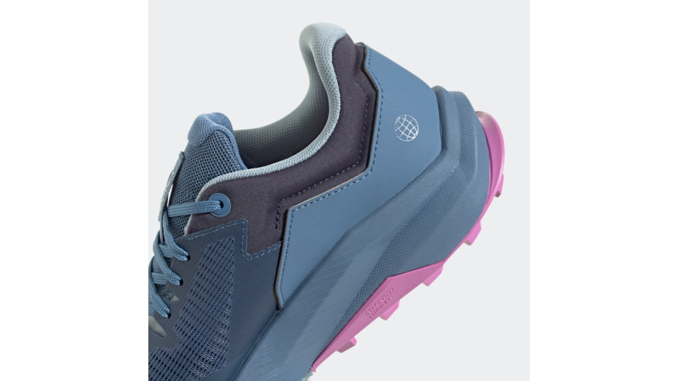Adidas Terrex Trailrider Shoes - Women's, Wonder Steel/Magic Grey Met/Pulse Lilac, 6, GW5554-6