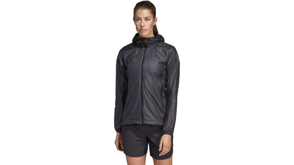 Adidas Terrex Agravic Alpha Shield Hoodie, DQ - Womens, Carbon, Extra Large, DQ1510-XL