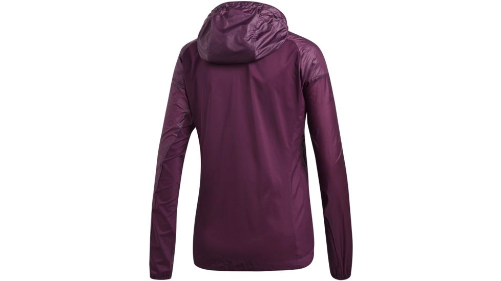 Adidas Terrex Agravic Alpha Shield Hoodie, DQ - Womens, Red Night, Medium, DQ1511-M