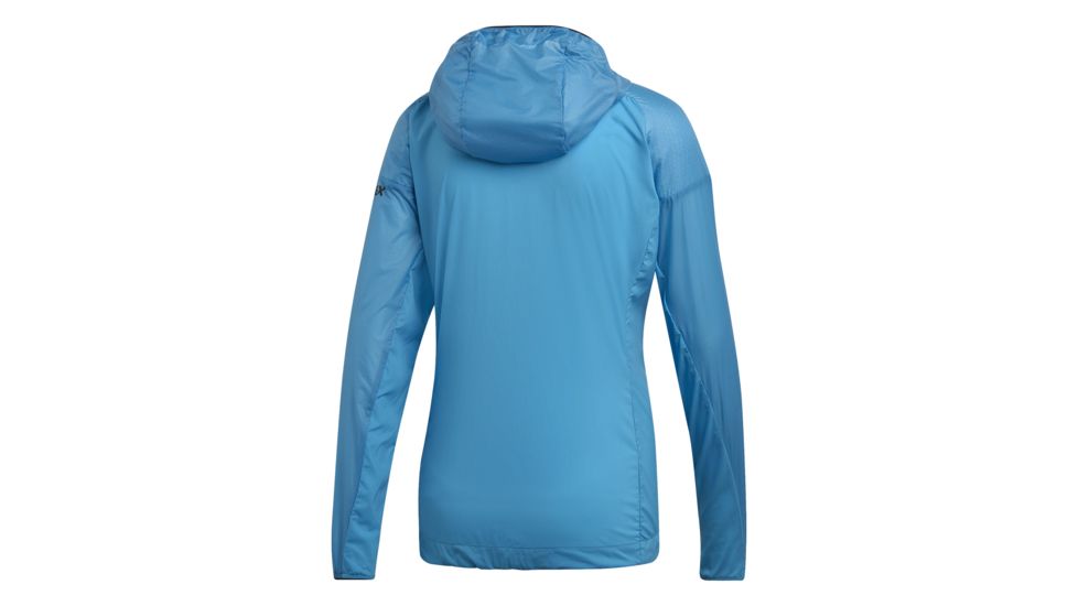 Adidas Terrex Agravic Alpha Shield Hoody - Womens, Shock Cyan, DS9310-DEMO