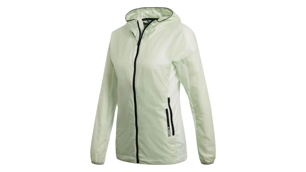 Adidas Terrex Agravic Alpha Shield Women's Hoodie, Aero Green, Medium, CF4676-M