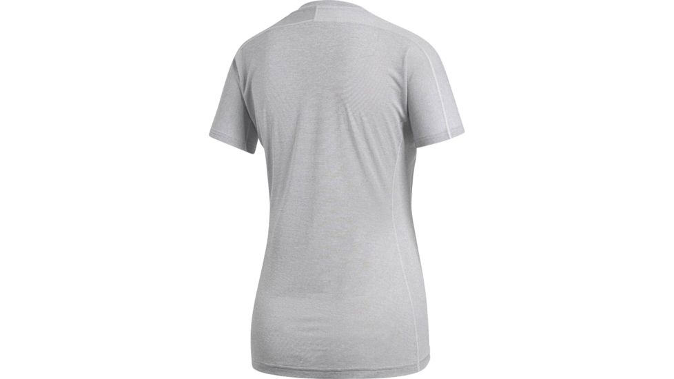 Adidas Terrex Agravic Parley Tee - Women's, Carbon, Large, CZ0169-L