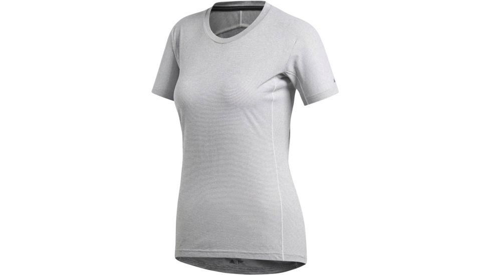 Adidas Terrex Agravic Parley Tee - Women's, Carbon, Large, CZ0169-L