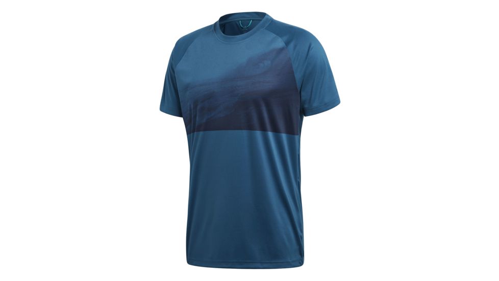 Adidas Terrex Ampli Parley Men's Tee 3, Night, Small, CD3245-S