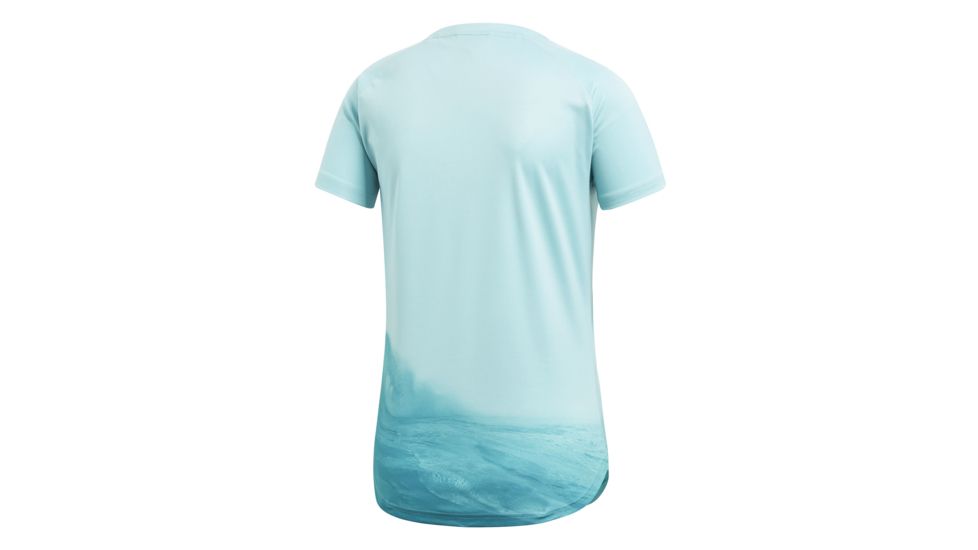 Adidas Terrex Ampli Parley Women's Tee 3, Blue Spirit, Large, CD3261-L