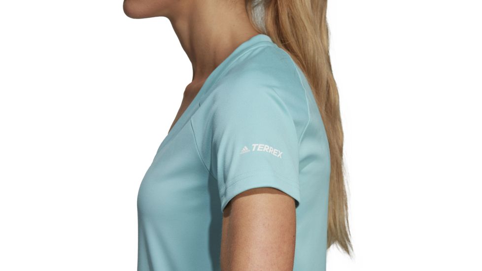Adidas Terrex Ampli Parley Women's Tee 3, Blue Spirit, Large, CD3261-L