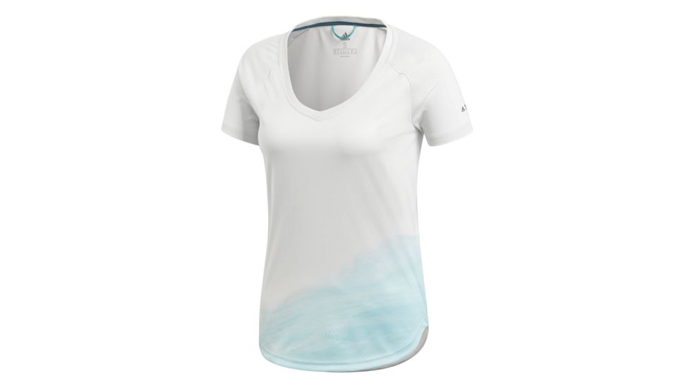 Adidas Terrex Ampli Parley Women's Tee 3, Grey One, Small, CD3260-S