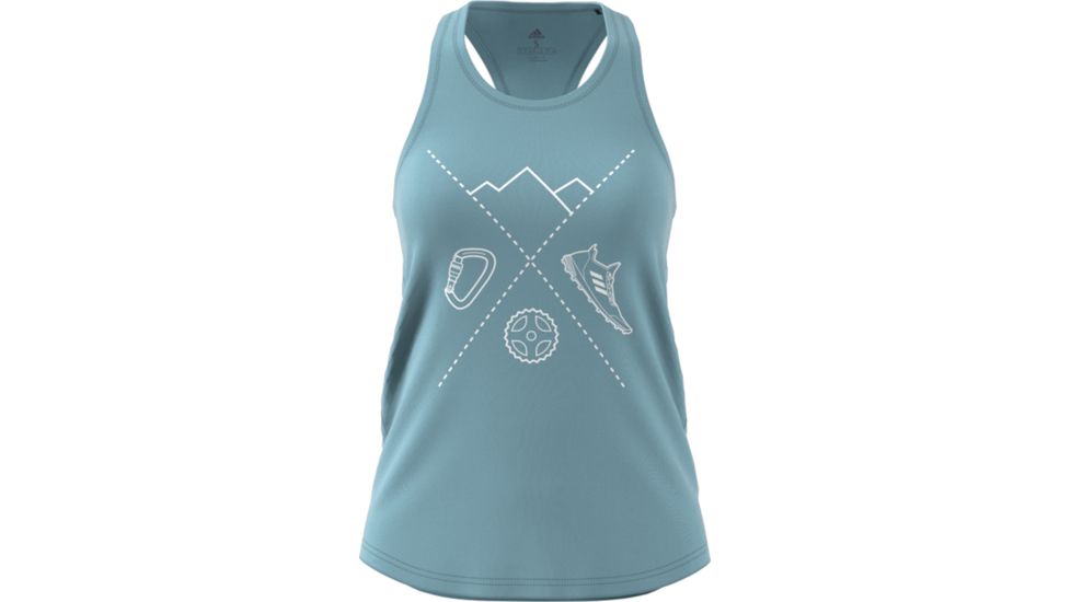 Adidas Terrex Ascend Tank - Womens, Ash Grey, DS9985-DEMO