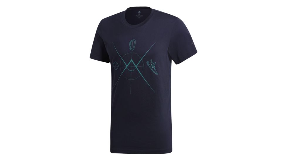 Adidas Terrex Ascend Tee - Mens, Legend Ink, DW5634-DEMO