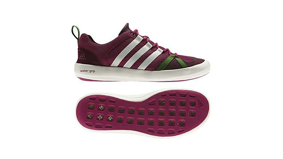 Adidas Terrex Boat Lace Shoes - Women's-6.5 US-Green/Chalk/Ultra Glow