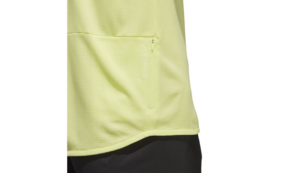 Adidas Terrex Climachill Tee Women's Shirt, Semi Frozen Yellow, Large, CW6377-L