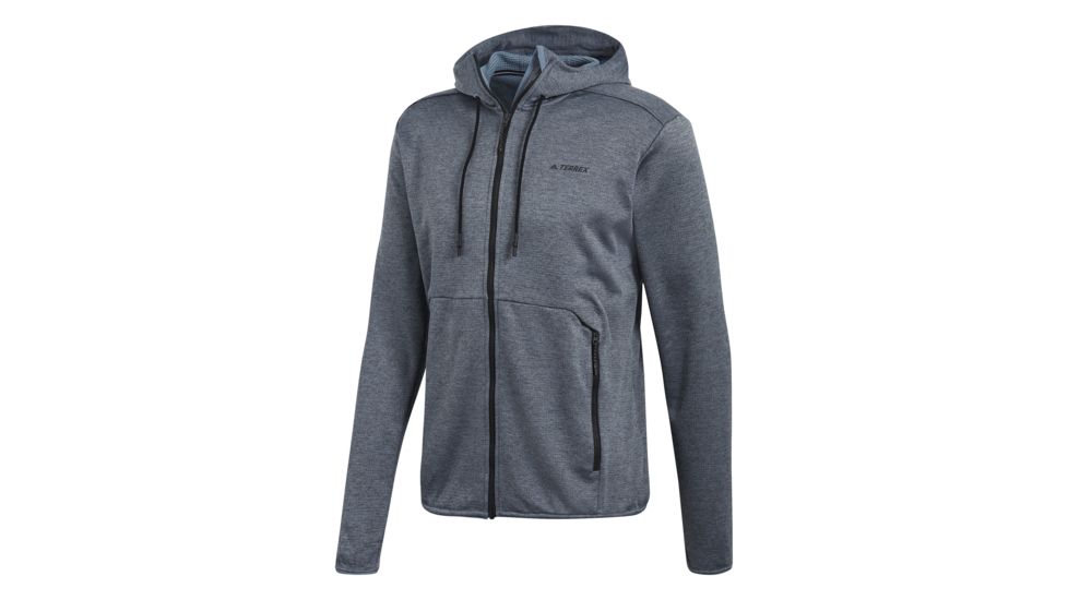 Adidas Terrex Climb The City Men's Hoodie, Raw Steel, Extra Large, CG2489-XL