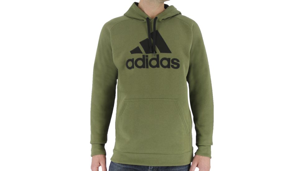 Adidas Terrex Cotton Pullover Core - Men's-Olive Cargo/Black-Small