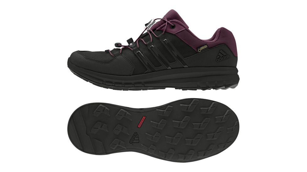 Adidas Terrex Duramo Cross X GTX Trail Running Shoe - Women's-Black/Amazon Red-Medium-6 US