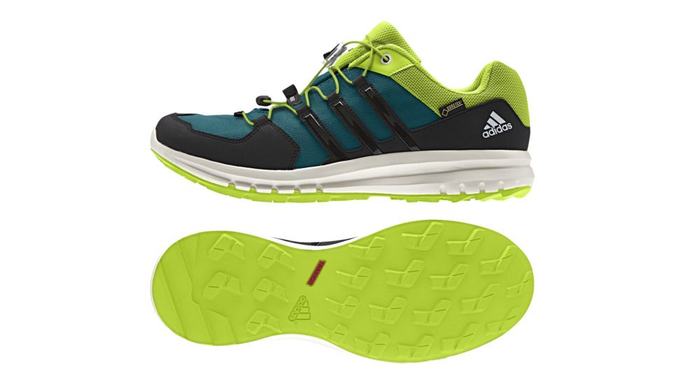 Adidas Terrex Duramo Cross X GTX Trail Running Shoe - Women's-Teal/Black/Slime-Medium-8.5 US