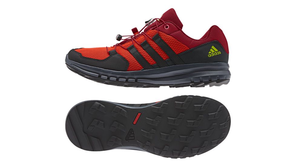 Adidas Terrex Duramo Cross X Trail Running Shoe - Men's-Orange/Blk/Slime-Medium-10.5 US