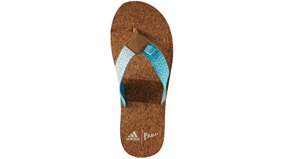 Adidas Terrex Eezay Parley Slide Sandal - Men's-Non-Dyed/Chalk/Lab Green-Medium-13