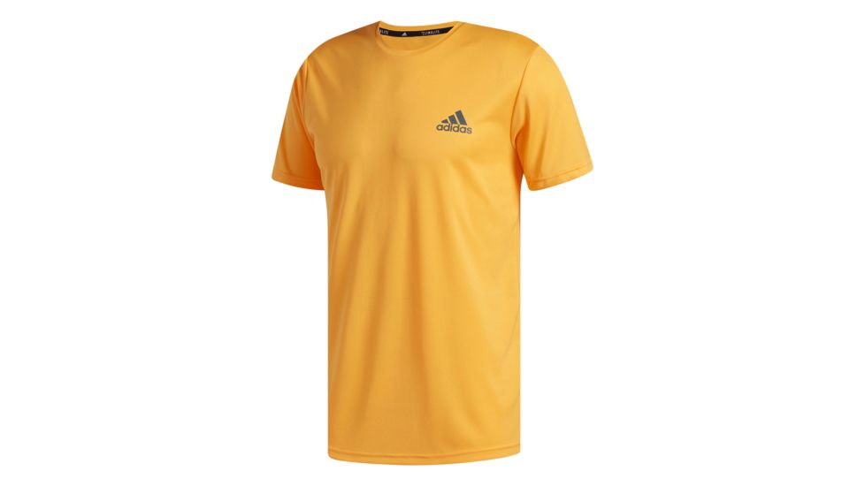 Adidas Terrex Essentials Tech Short Sleeve Men's Tee, Real Gold, Small, CW1946-S