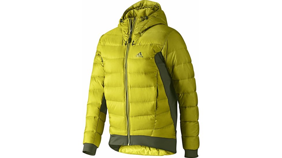 Adidas Terrex Hiking Hybrid Down Jacket - Men's-Seaweed/Strong Olive-Small