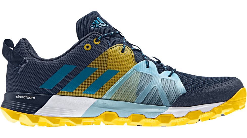 Adidas Terrex Kanadia 8.1 Trail Running Shoe - Men's-Collegiate Navy/Mystery Petrol/EQT Yellow-Medium-8.5
