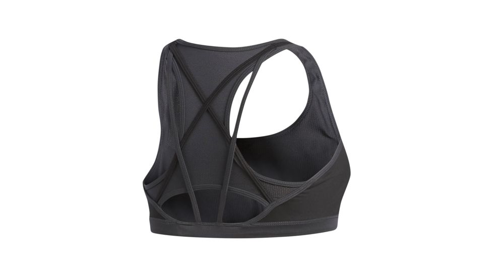 Adidas Terrex Medium Impact Women's Bra 2, Black/Carbon, Large, CF8425-L