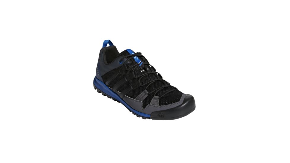 Adidas Terrex Men's Terrex Solo Hiking Shoes, Black/Black/Blue Beauty, 8.5 US, CM7657-8.5