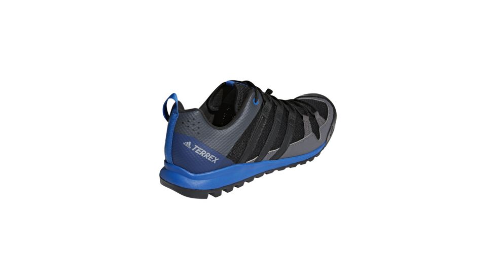 Adidas Terrex Men's Terrex Solo Hiking Shoes, Black/Black/Blue Beauty, 6 US, CM7657-6