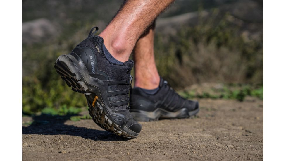 Adidas Terrex Men's Terrex Swift R2 GTX Hiking Shoes, Black/Black/Black, 7.5 US, CM7492-7.5