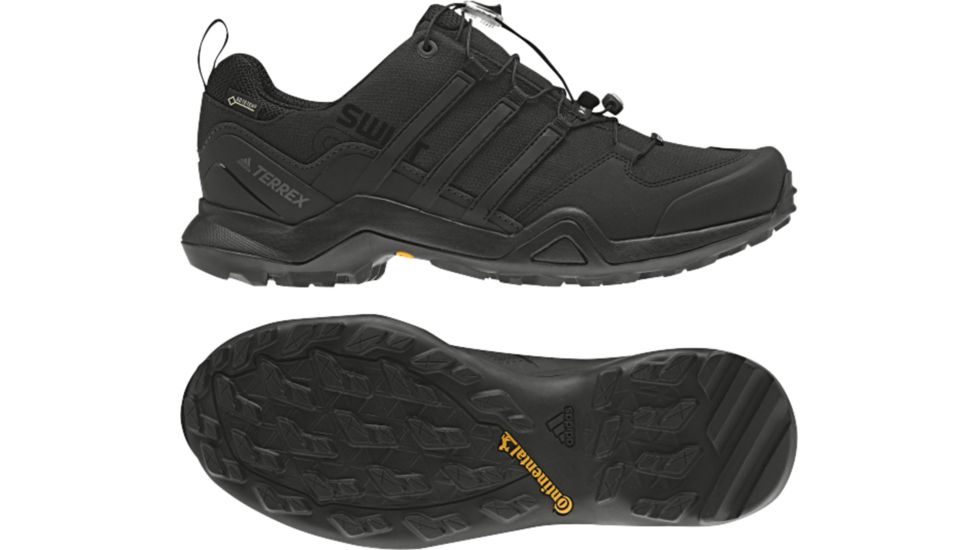 Adidas Terrex Men's Terrex Swift R2 GTX Hiking Shoes, Black/Black/Black, 7.5 US, CM7492-7.5