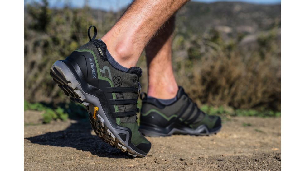 Adidas Terrex Men's Terrex Swift R2 GTX Hiking Shoes, Night Cargo/Black/Base Green, 12.5 US, CM7497-12.5