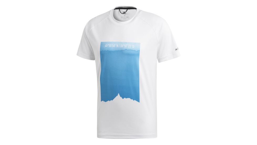 Adidas Terrex Parley Tee - Mens, White, DW5606-DEMO