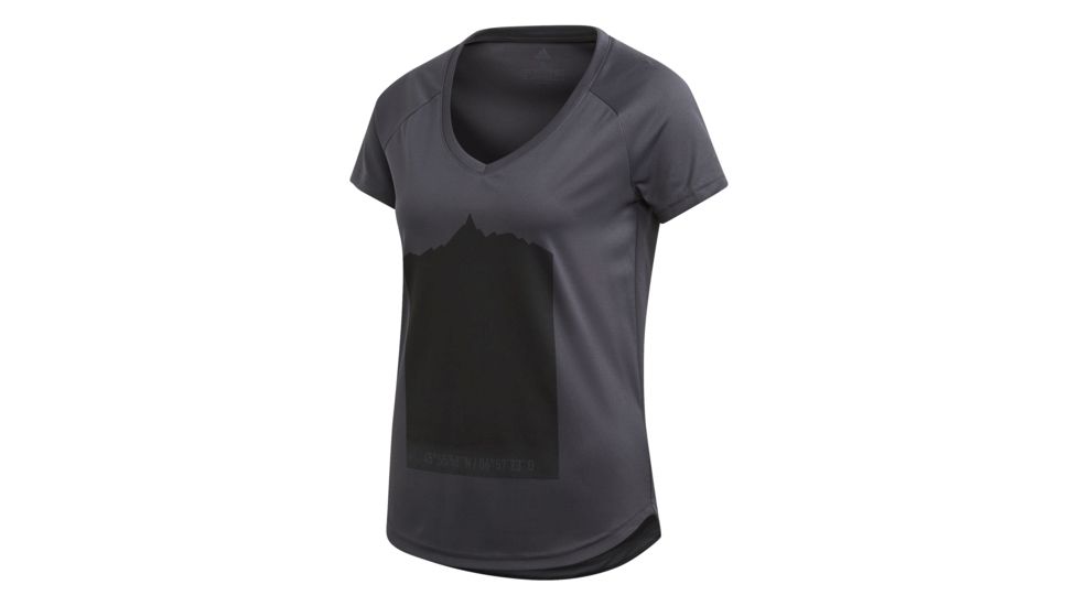 Adidas Terrex Parley Tee - Women's, Carbon, DW5608-DEMO