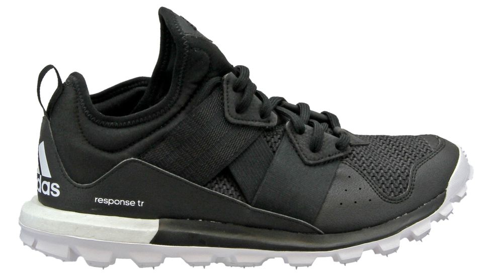 Adidas Terrex Response Trail Boost Trail Running Shoe - Men's-White/Black/Black-Medium-13